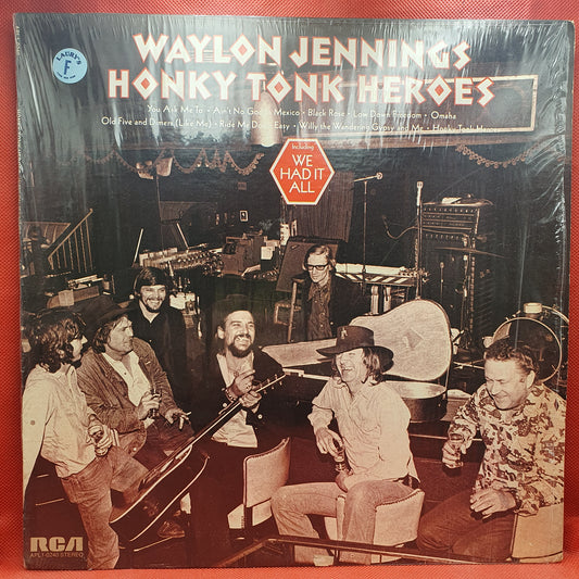 Waylon Jennings ‎– Honky Tonk Heroes