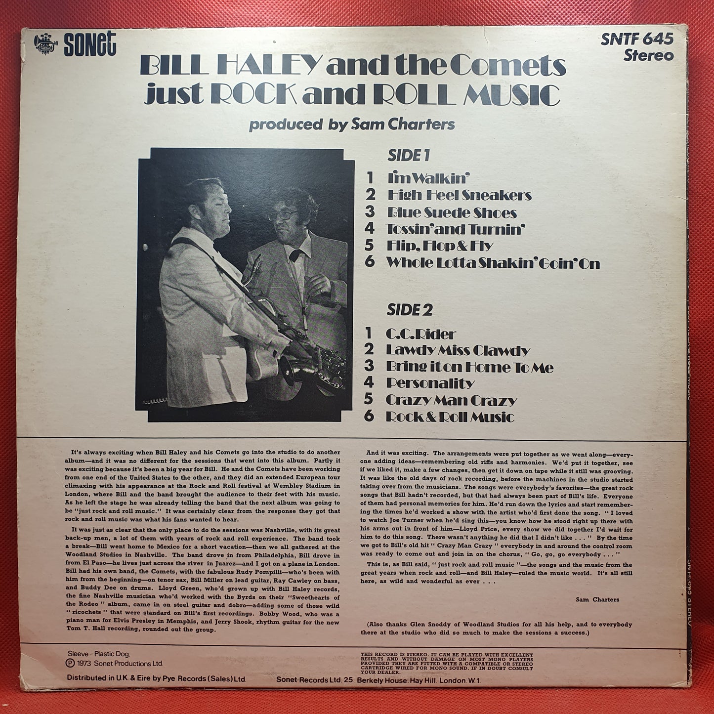 Bill Haley & The Comets ‎– Just Rock & Roll Music