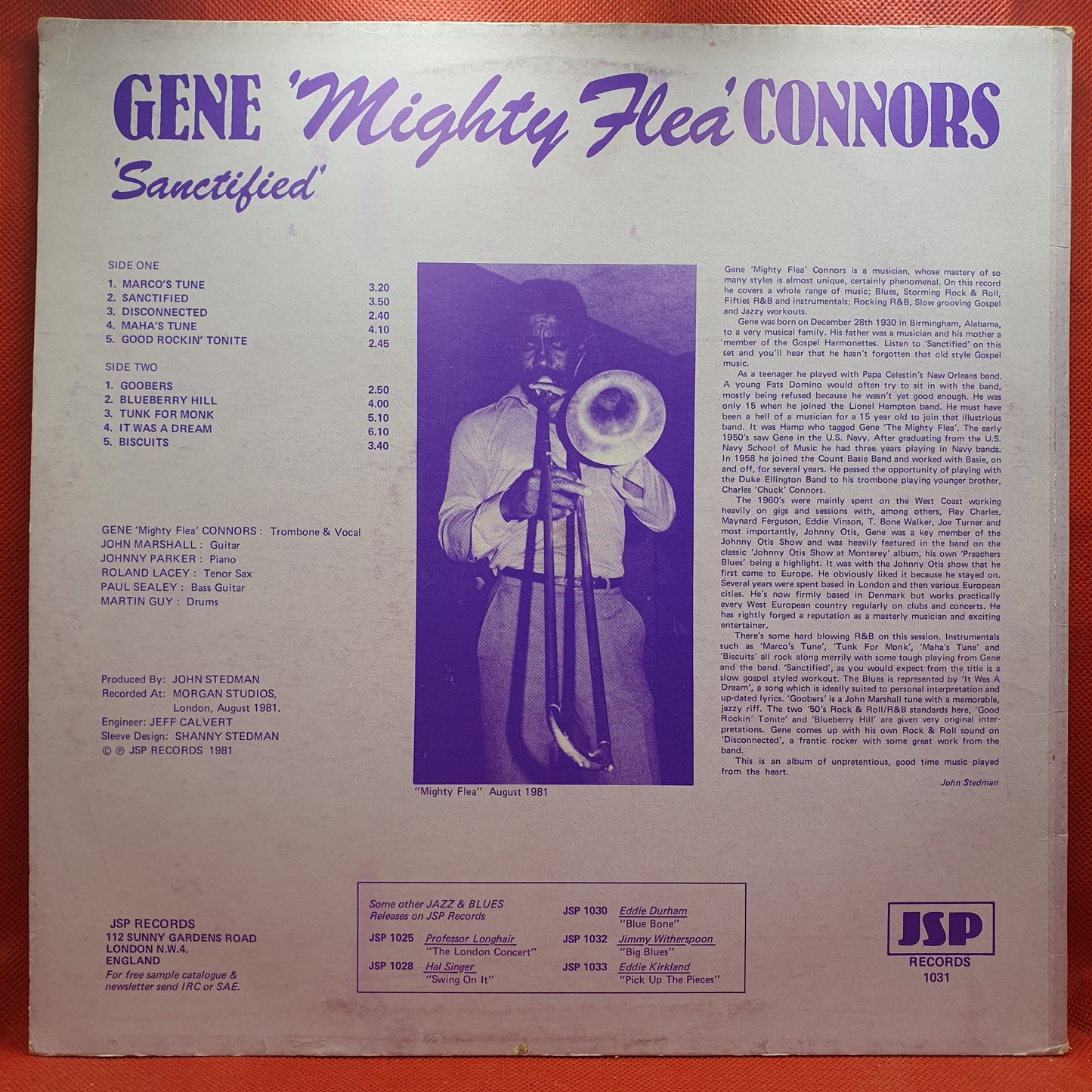 Gene "Mighty Flea" Conners ‎– Sanctified