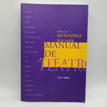 Antonino Solmer - Manual de Teatro
