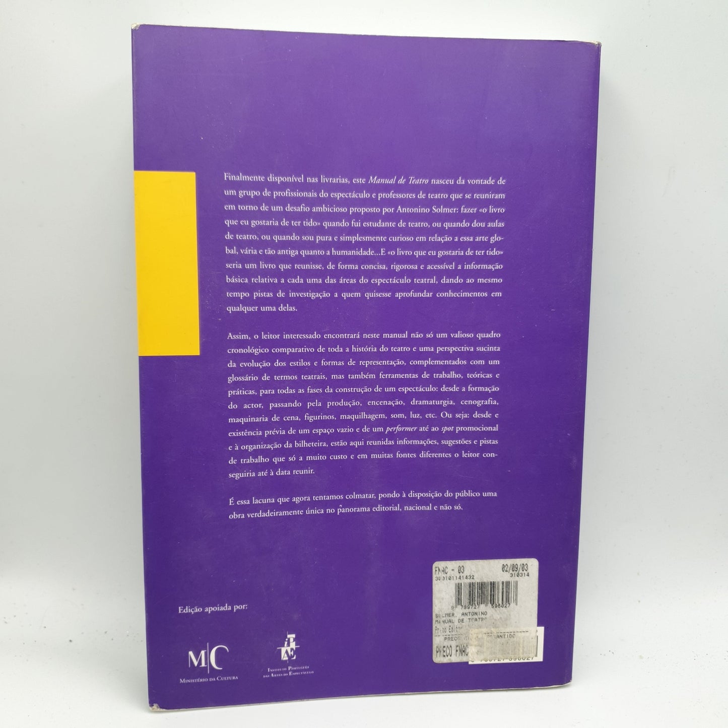Antonino Solmer - Manual de Teatro