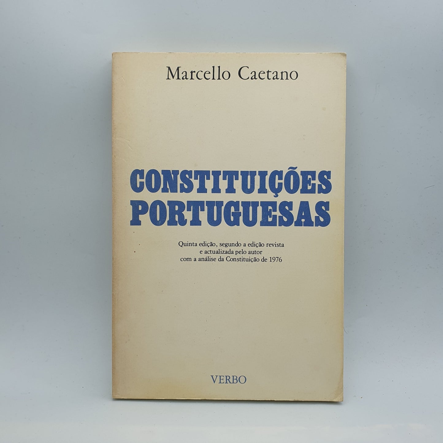 Marcello Caetano - Constituições Portuguesas