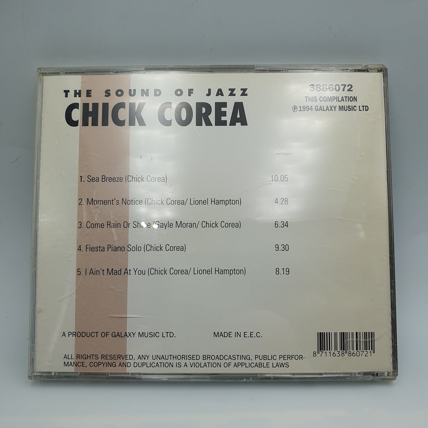 Chick Corea ‎– The Sound Of Jazz