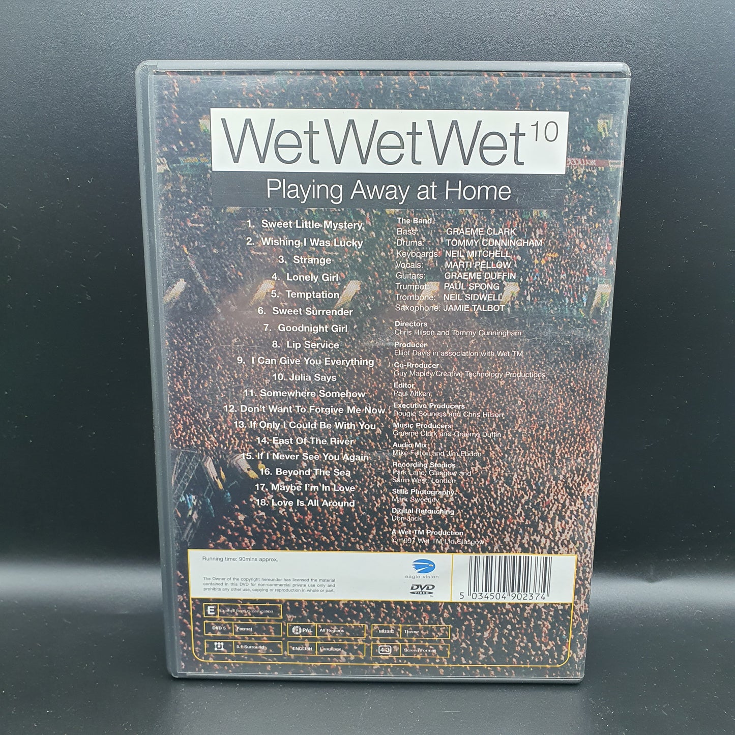 Wet Wet Wet ‎– 10 Playing Away At Home (Live At Celtic Park)