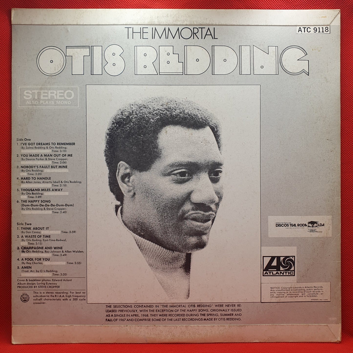 Otis Redding ‎– The Immortal Otis Redding