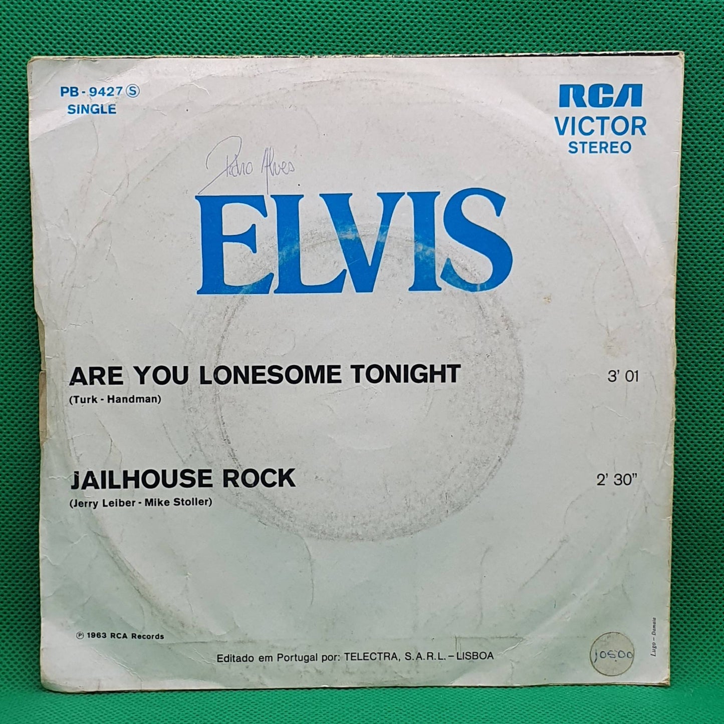 Elvis ‎– Are You Lonesome Tonight / Jailhouse Rock