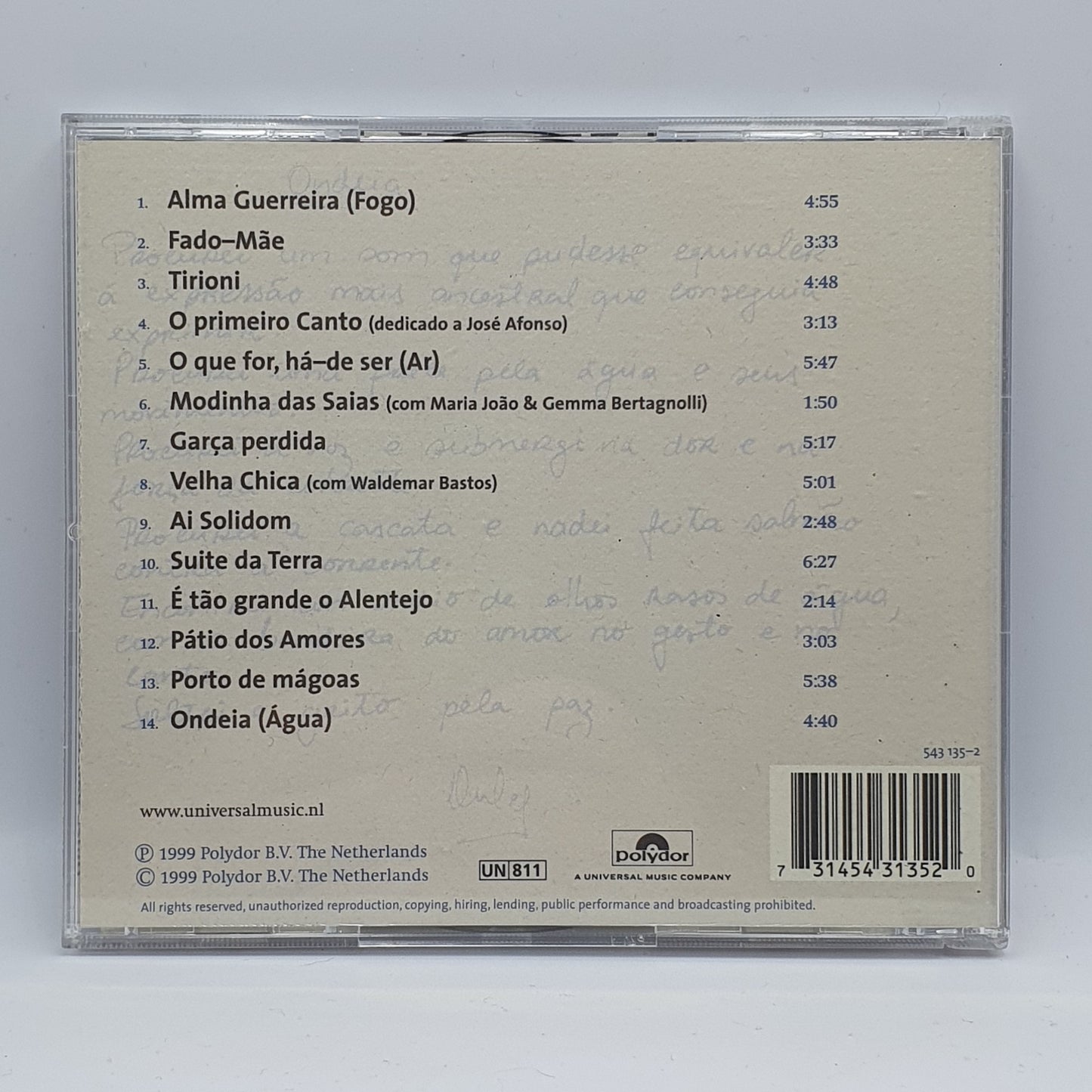 Dulce Pontes ‎– O Primeiro Canto