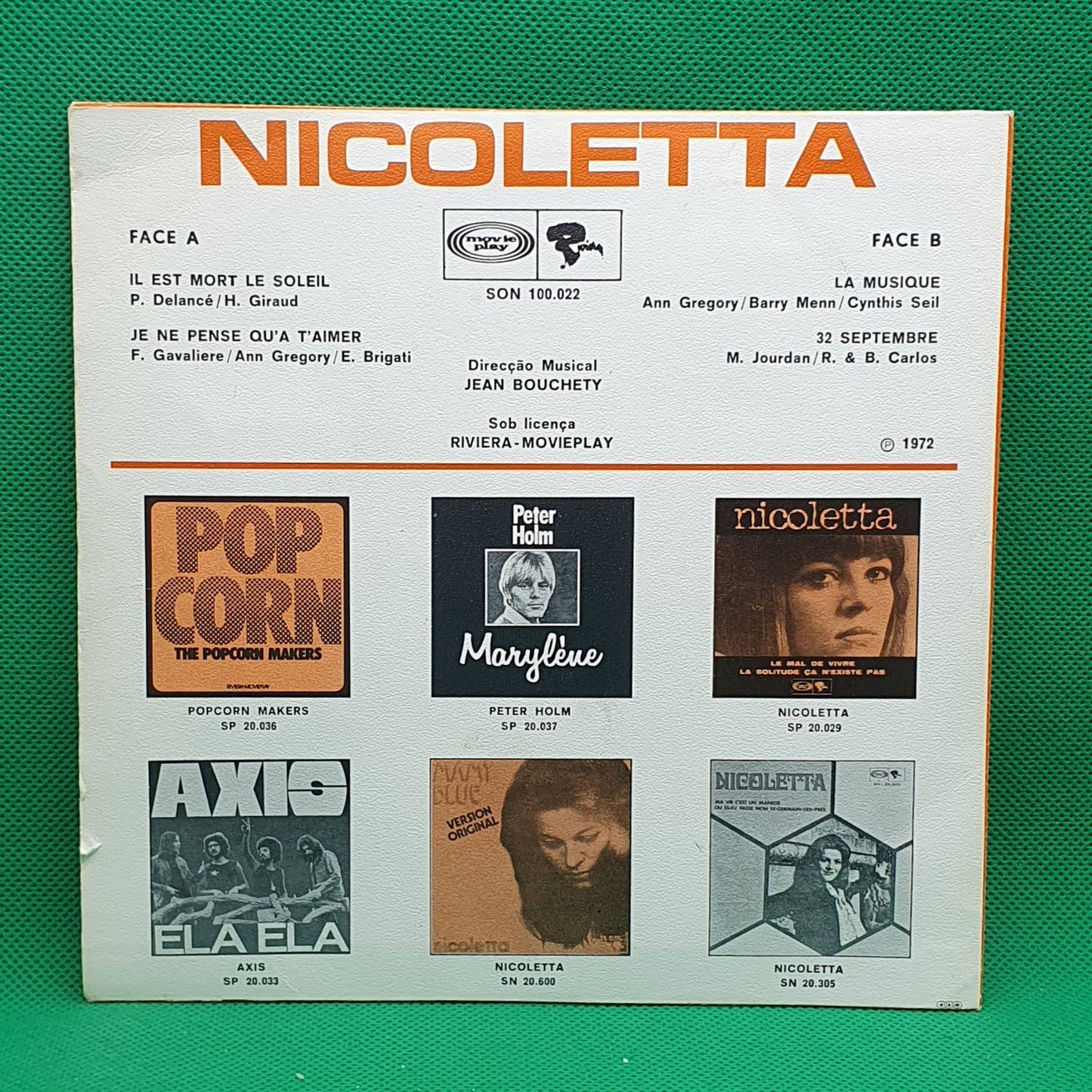 Nicoletta ‎– Il Est Mort Le Soleil