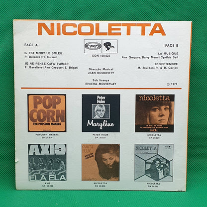 Nicoletta ‎– Il Est Mort Le Soleil