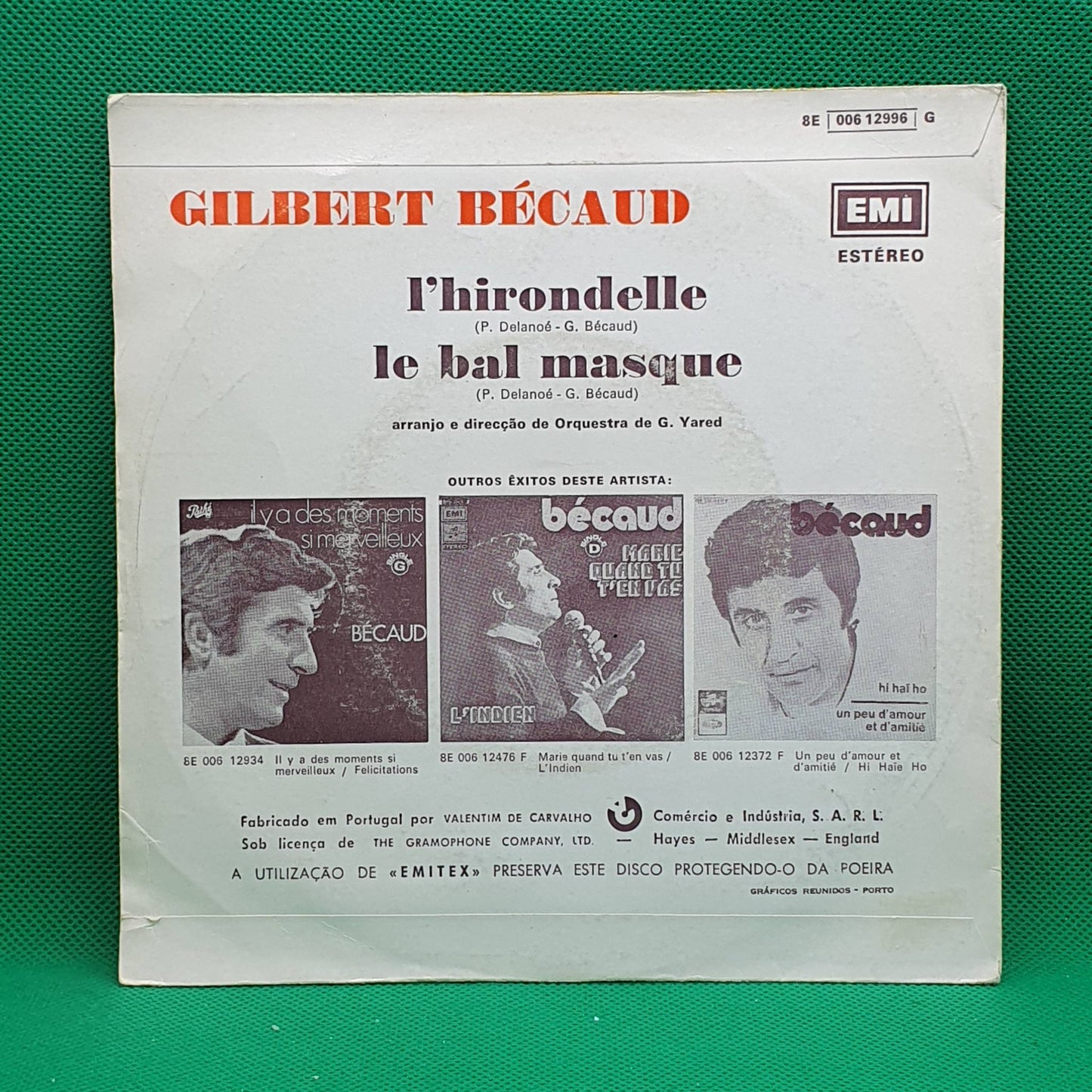 Gilbert Bécaud – L'hirondelle