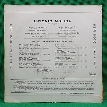 Antonio Molina ‎– Asi Canta...