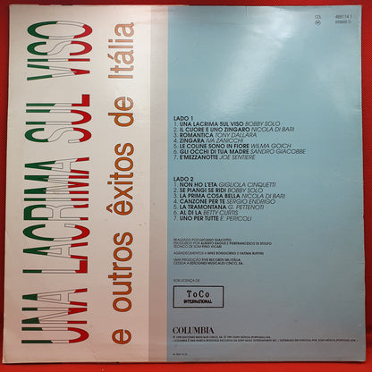 Various ‎– Una Lacrima Sul Viso E Outros Êxitos De Itália