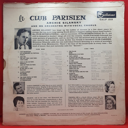 Archie Silansky And His Orchestra ‎– Le Club Parisien