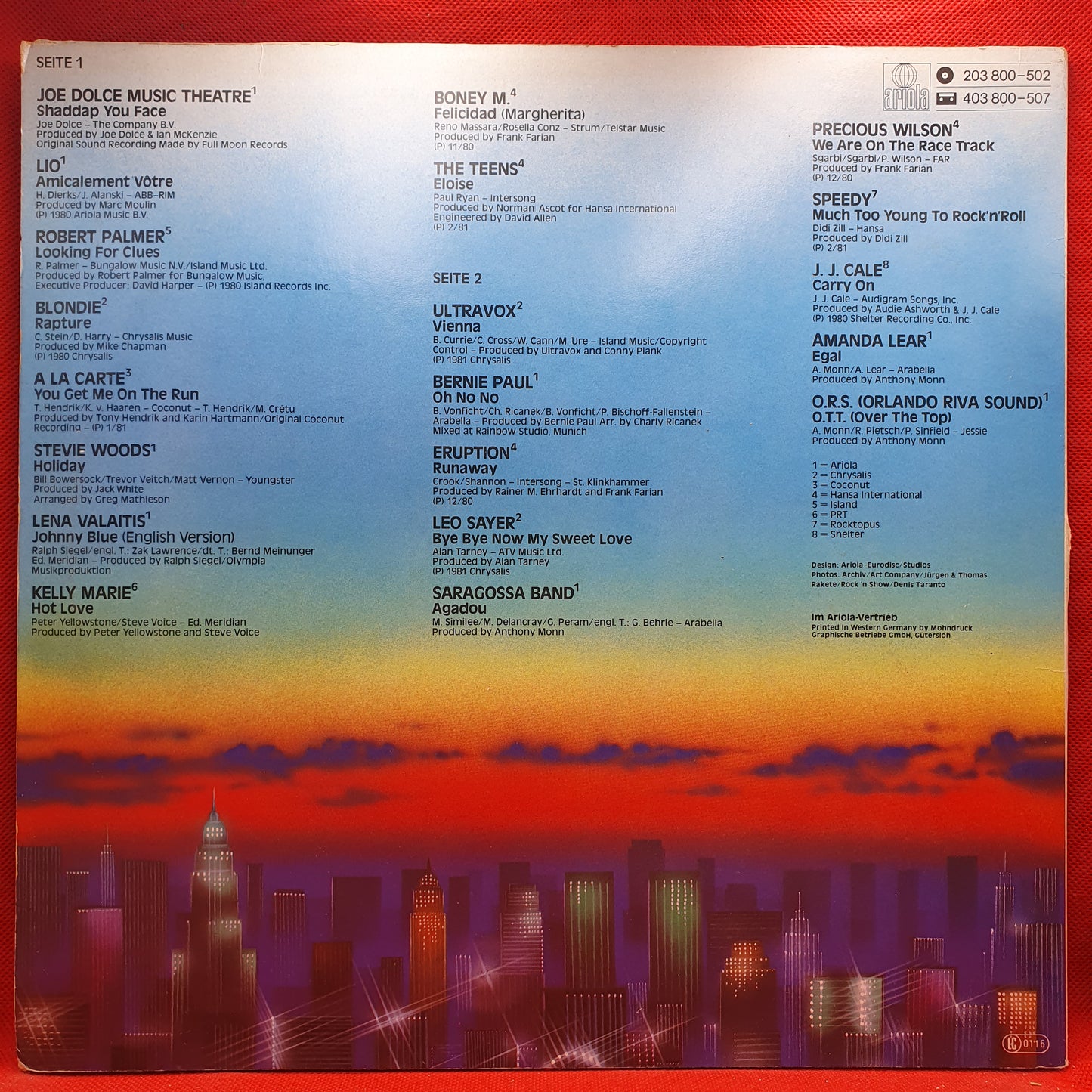 Various ‎– Hit-Disco 81