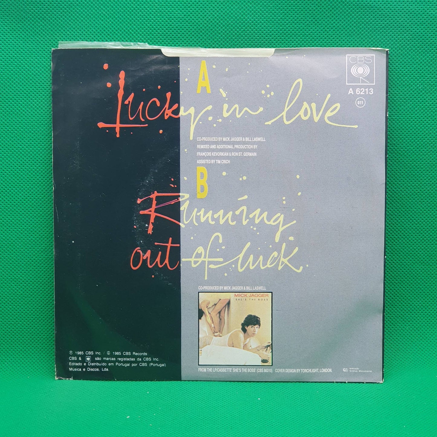 Mick Jagger ‎– Lucky In Love