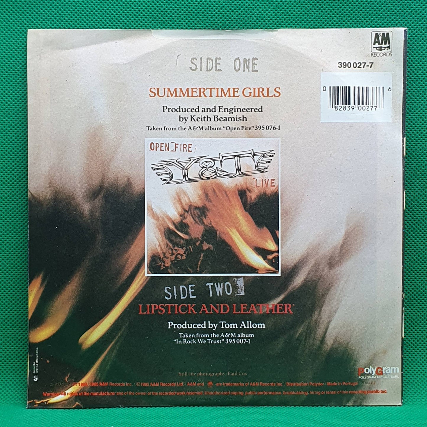 Y & T ‎– Summertime Girls