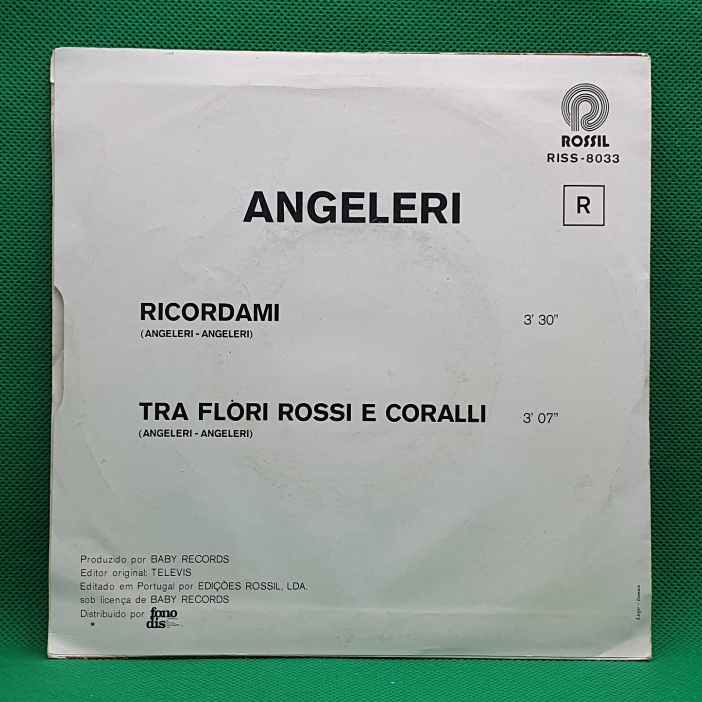 Luciano Angeléri ‎– Ricordami
