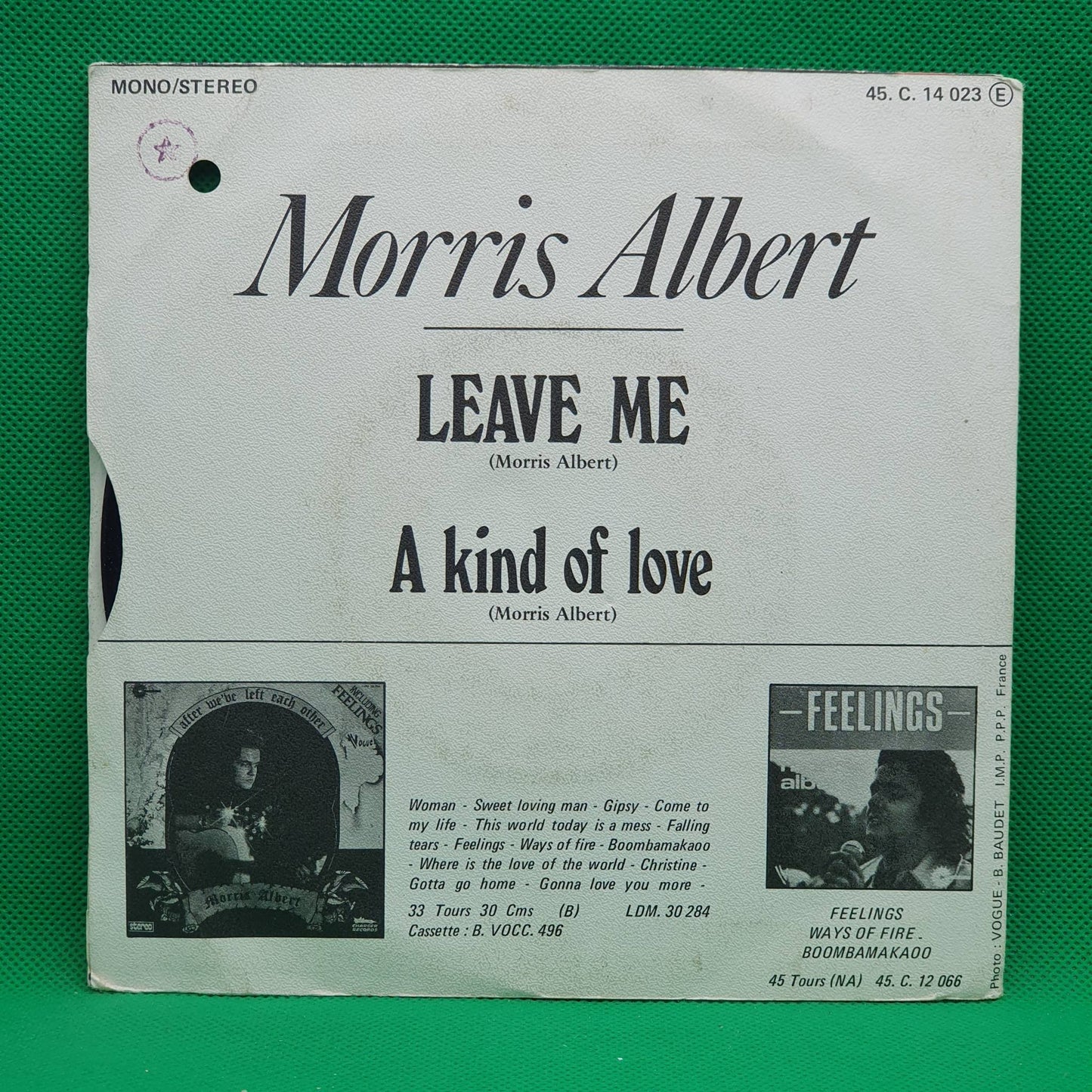 Morris Albert ‎– Leave Me