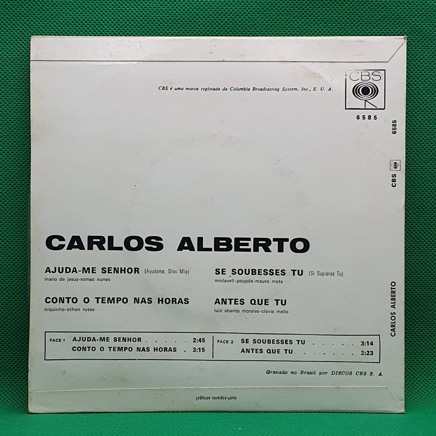 Carlos Alberto ‎– Ajuda-me Senhor / Conto O Tempo Nas Horas
