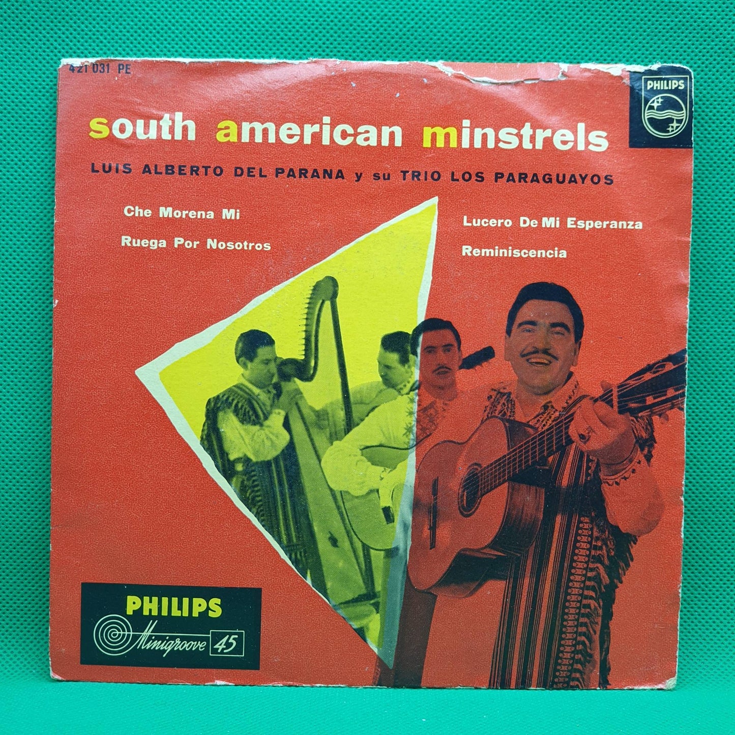 Luis Alberto del Paraná y su trío Los Paraguayos ‎– South American Minstrels