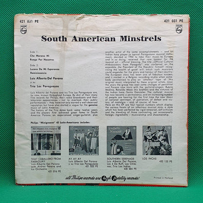 Luis Alberto del Paraná y su trío Los Paraguayos ‎– South American Minstrels