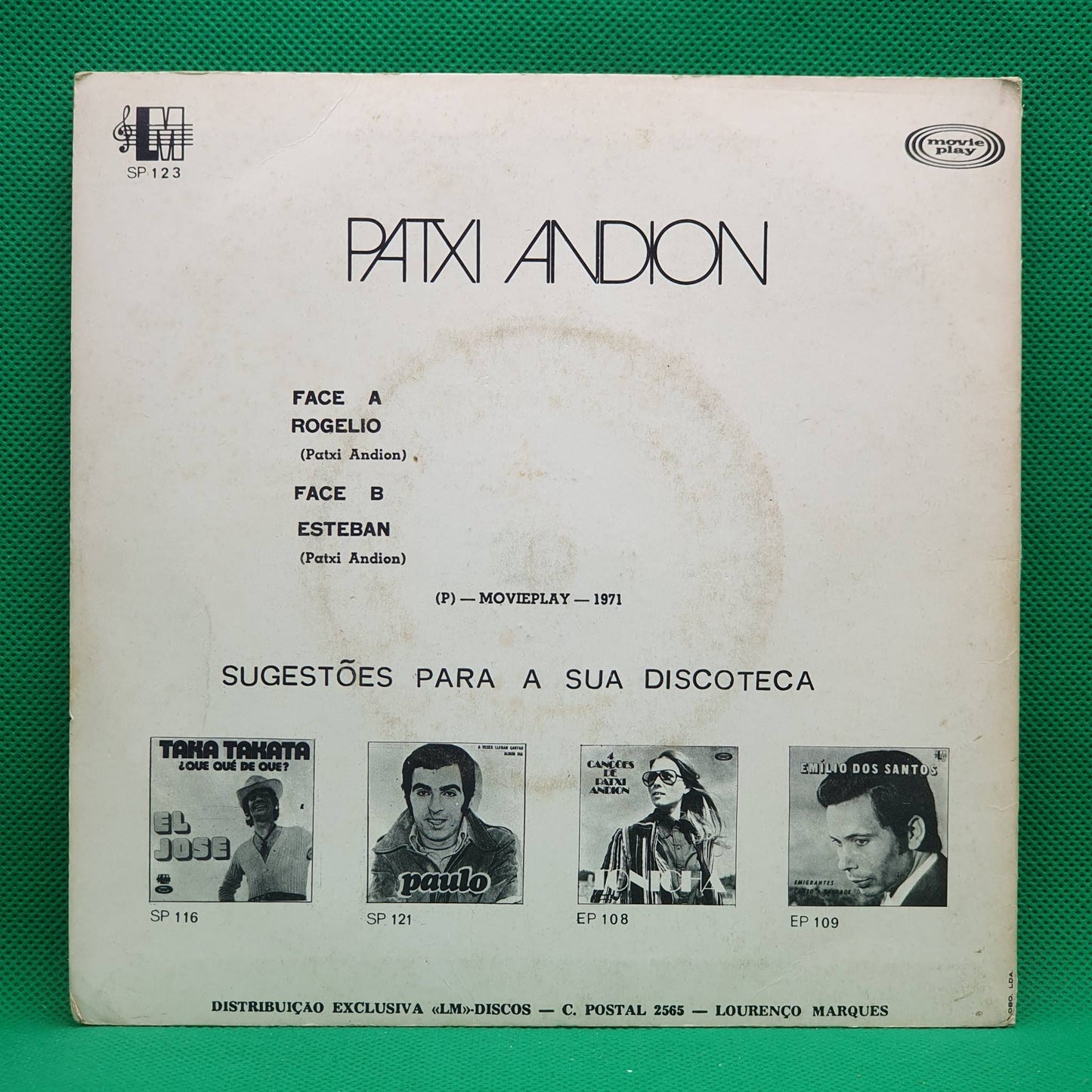 Patxi Andión ‎– Rogelio / Esteban