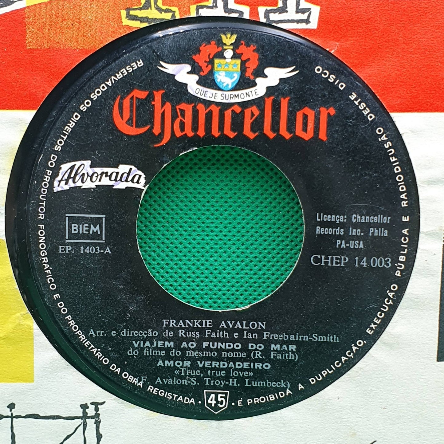 Frankie Avalon ‎– Viagem Ao Fundo Do Mar