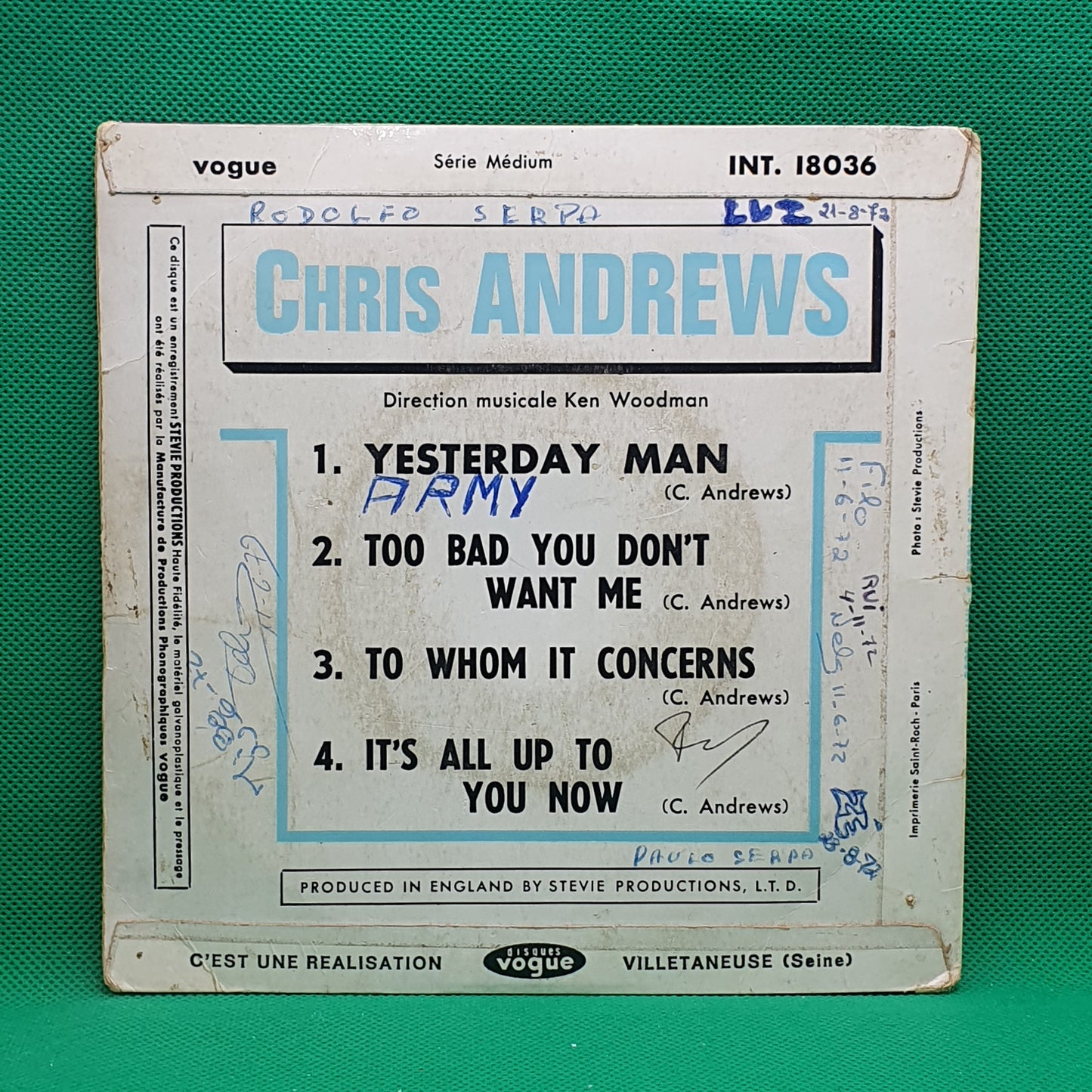 Albert Hammond ‎– Comprenderte 