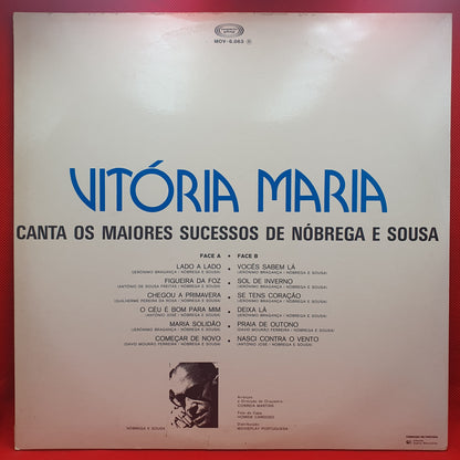 Vitória Maria ‎– Canta Os Maiores Sucessos de Nóbrega E Sousa