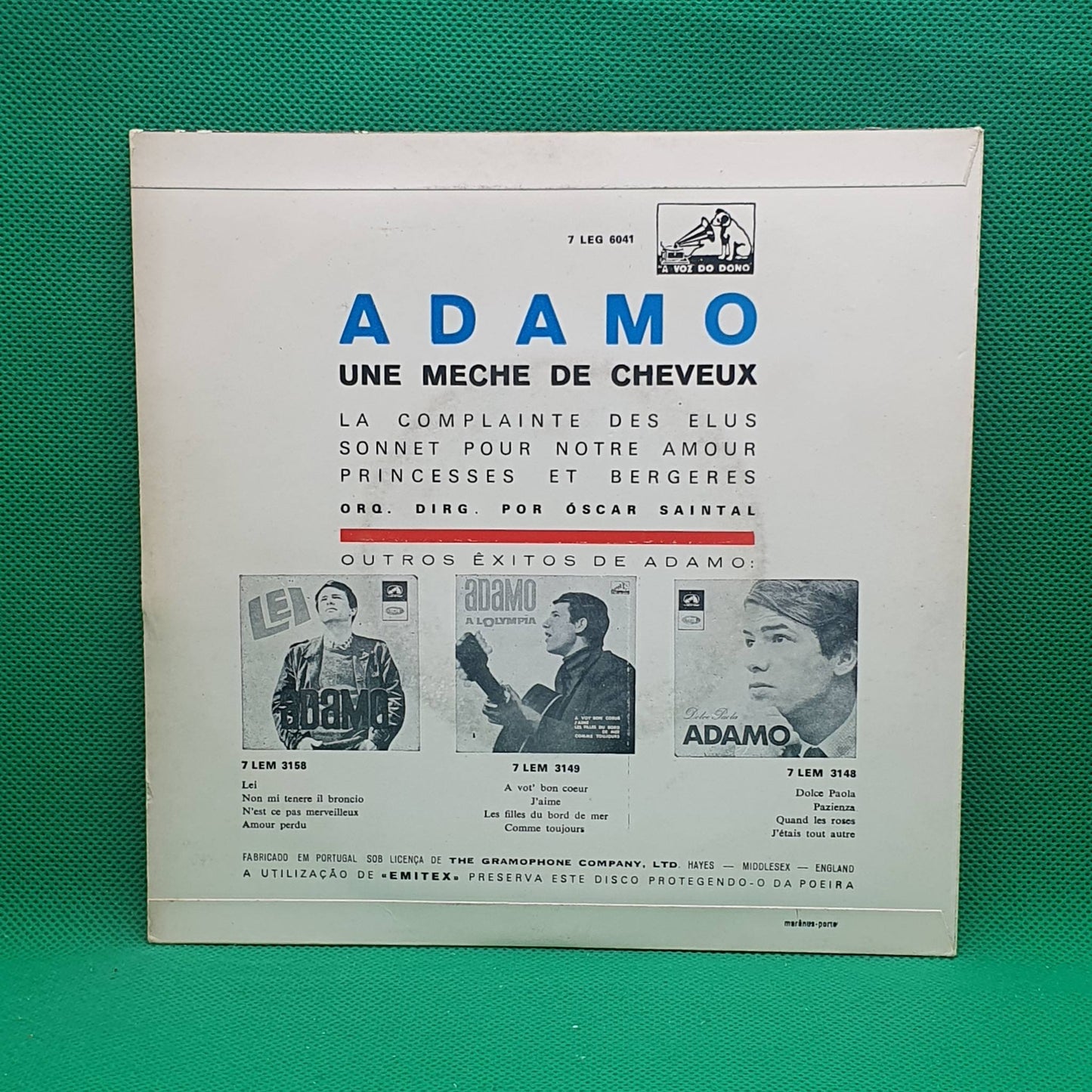 Adamo ‎– Une Meche De Cheveux