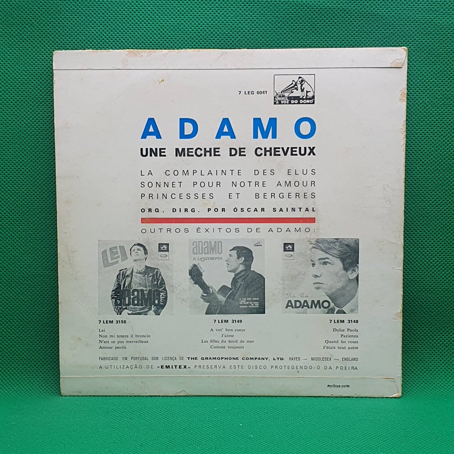 Adamo ‎– Une Meche De Cheveux