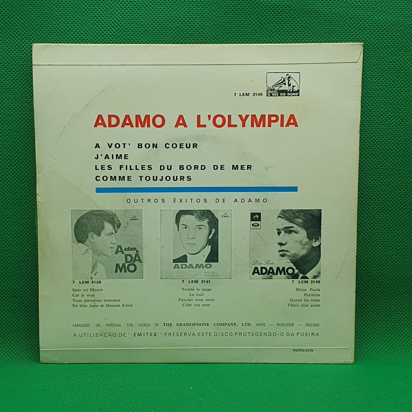 Adamo ‎– À L'Olympia