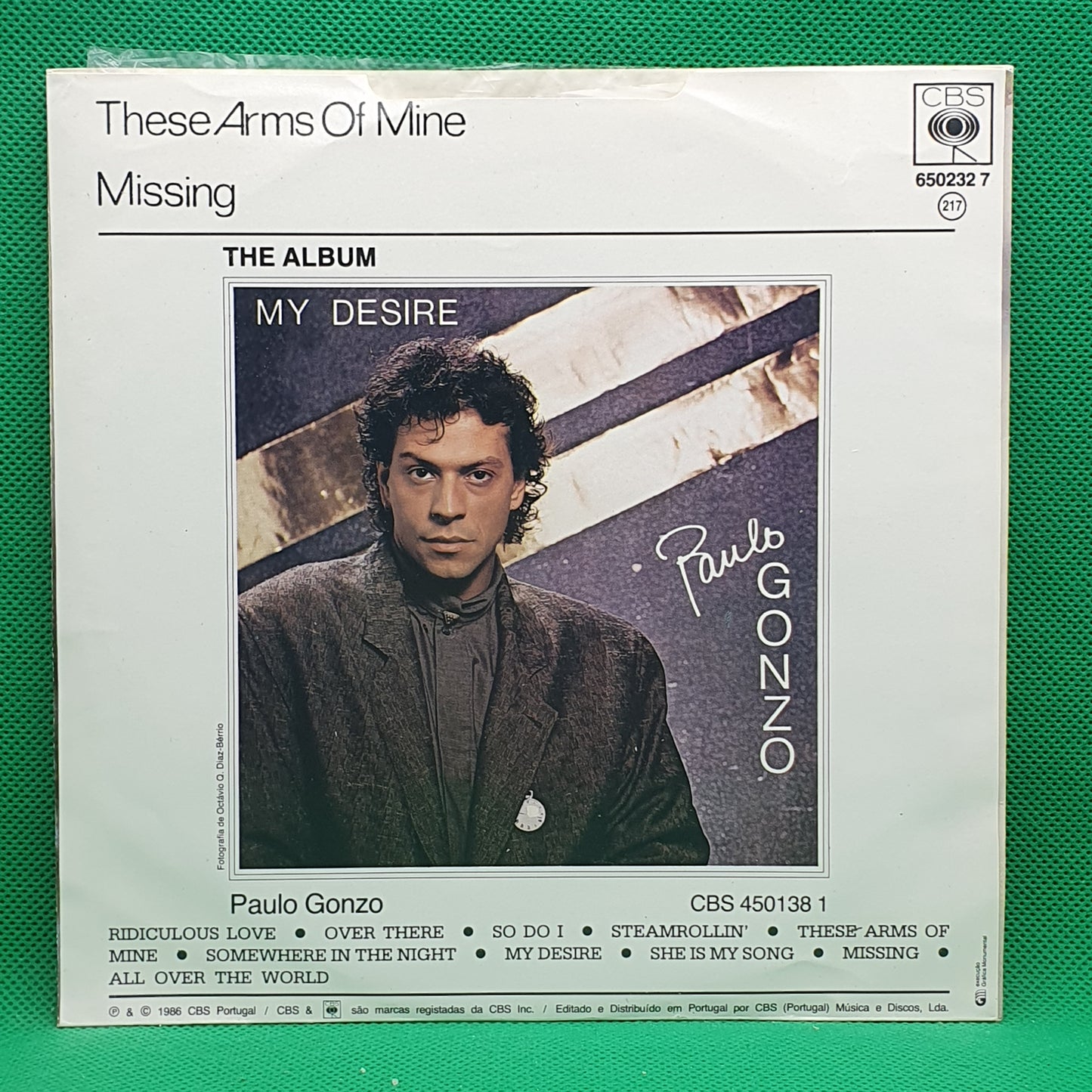 Paulo Gonzo ‎– These Arms Of Mine