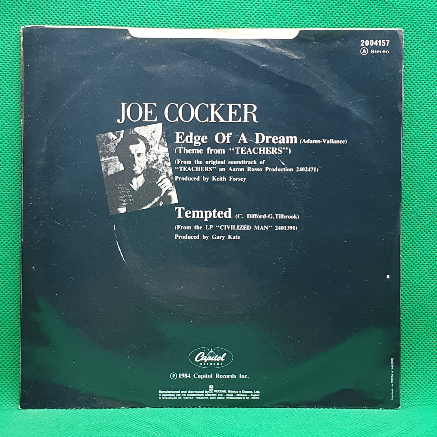 Joe Cocker ‎– Edge Of A Dream (Theme From "Teachers")