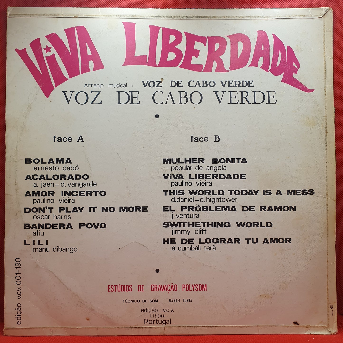 Voz De Cabo Verde ‎– Viva Liberdade