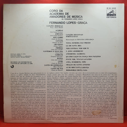 Fernando Lopes-Graça ‎– Canções Heróicas / Canções Regionais Portuguesas