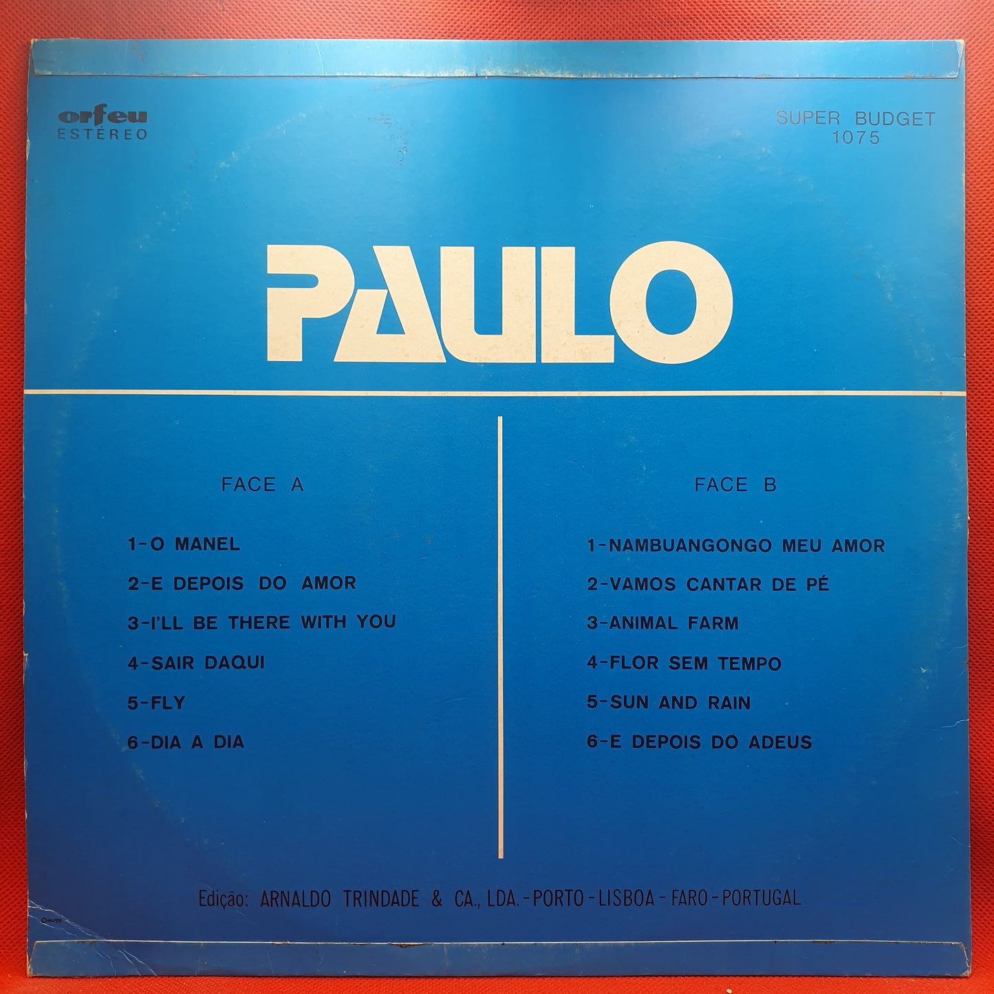 Paulo de Carvalho ‎– Paulo