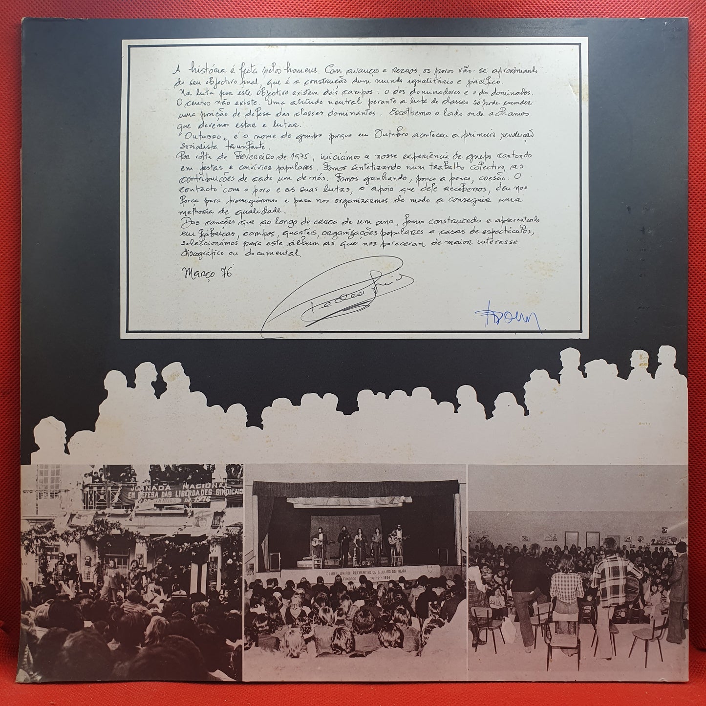 Grupo Outubro ‎– A Cantar Também A Gente Se Entende