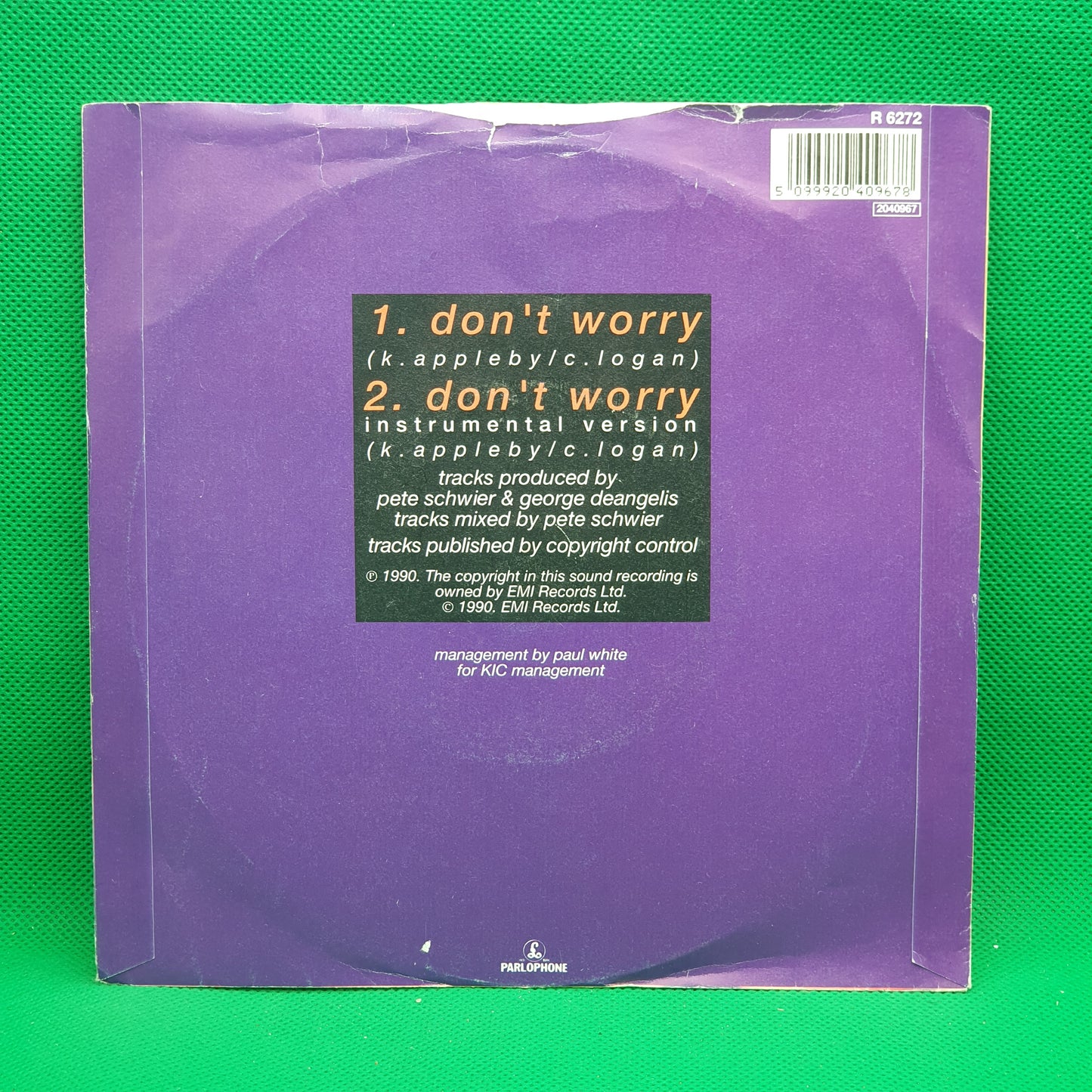 Kim Appleby ‎– Don't Worry