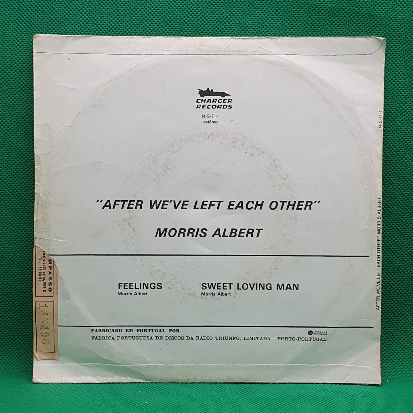 Morris Albert ‎– Feelings / Sweet Loving Man