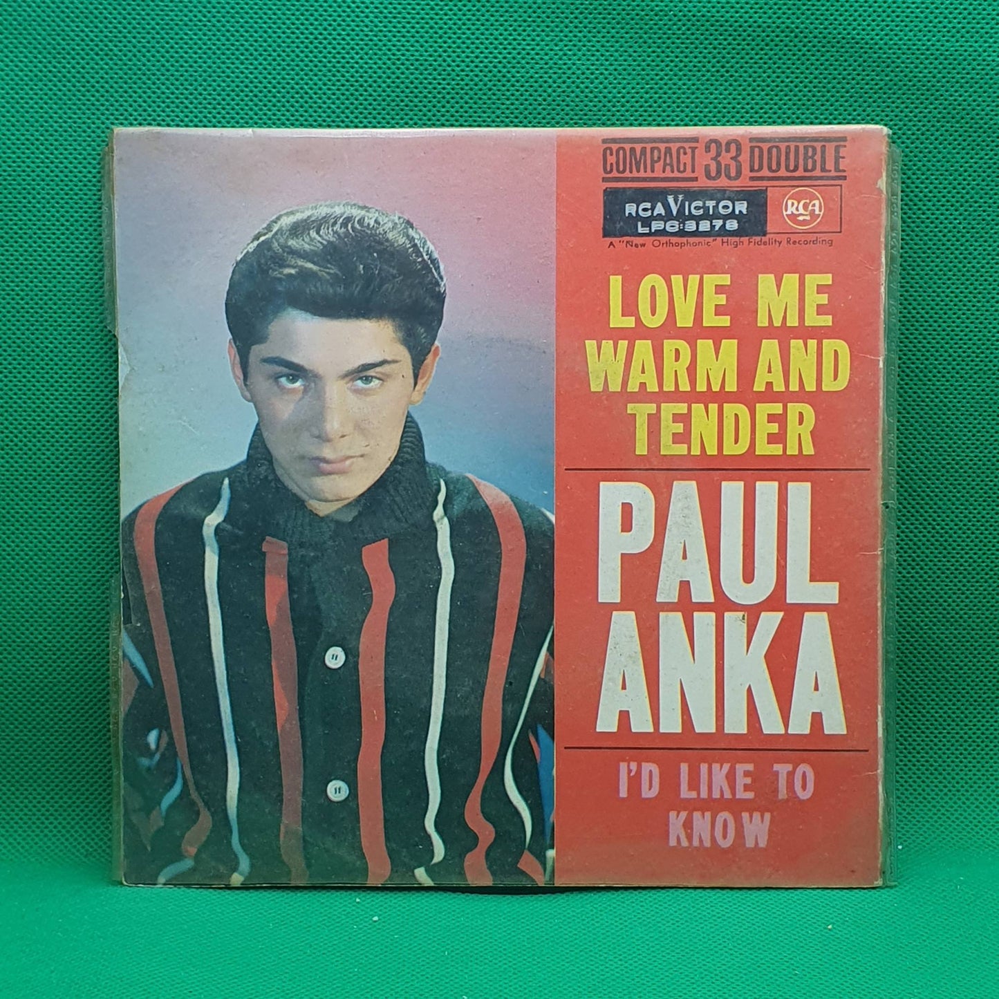Paul Anka ‎– Quiéreme Muy Fuerte = Love Me Warm And Tender