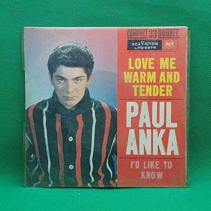 Paul Anka ‎– Quiéreme Muy Fuerte = Love Me Warm And Tender