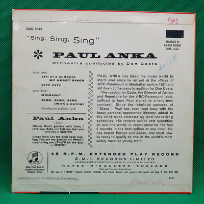 Paul Anka ‎– Sing, Sing, Sing