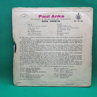 Paul Anka ‎– Canta Canta Canta