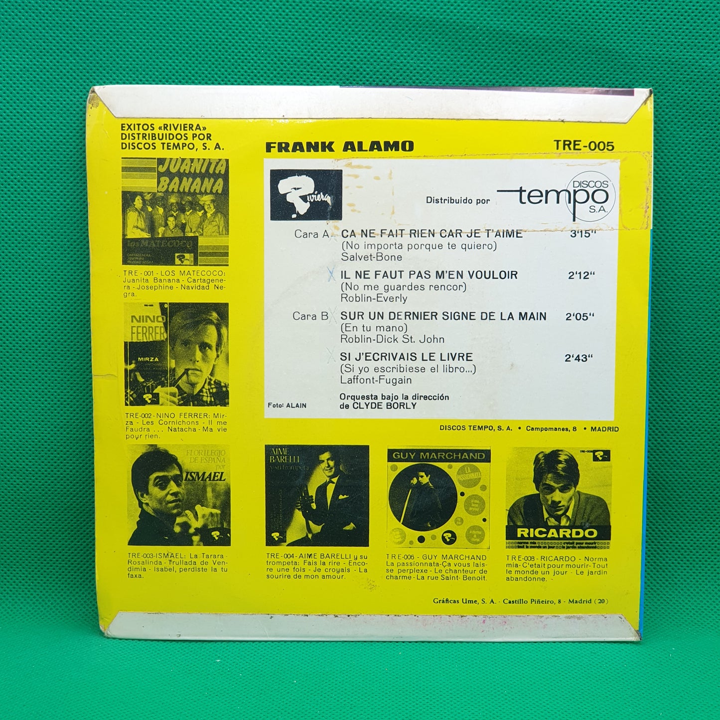 Albert Hammond ‎– Comprenderte 