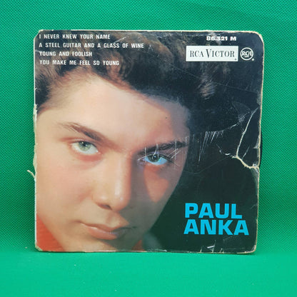 Paul Anka ‎– I Never Knew Your Name