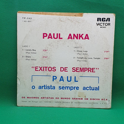 Paul Anka ‎– Exitos de Sempre
