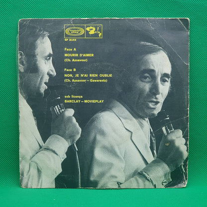 Charles Aznavour ‎– Mourir D'Aimer
