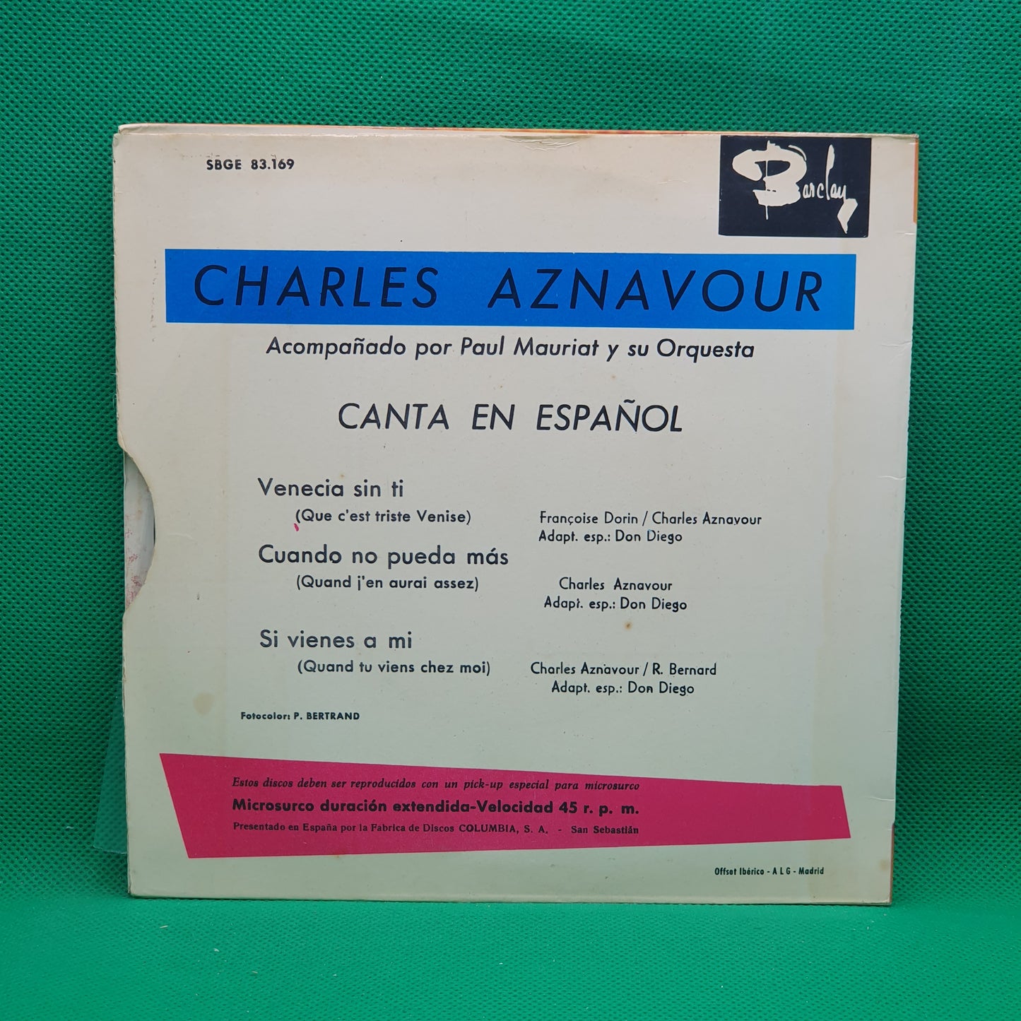 Albert Hammond ‎– Comprenderte 