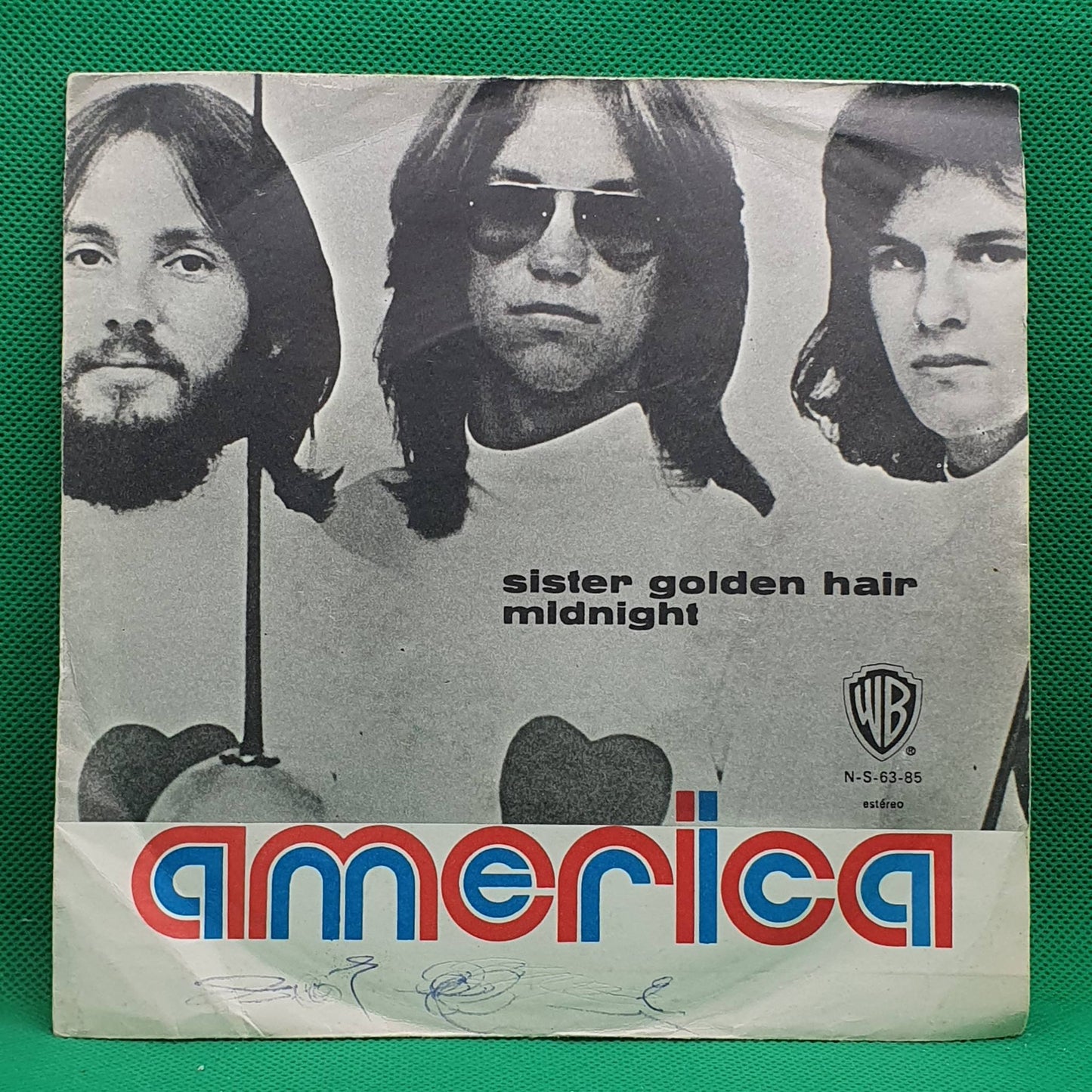 America ‎– Sister Golden Hair
